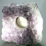 AMAZING Amethyst Tea LIght Candle Holder ~121 x 119mm