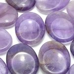 Amethyst Thumb Stone ~40mm