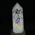 Angel Aura Fire & Ice Quartz Point ~70mm