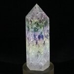 Angel Aura Fire & Ice Quartz Point ~70mm
