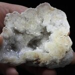 Angel Aura Quartz Geode ~76x65mm