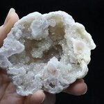 Angel Aura Quartz Geode ~78x65mm