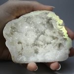 Angel Aura Quartz Geode ~91mm