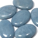 Angelite Massage Stone ~45mm