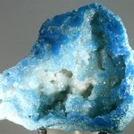 Aqua Aura Quartz Crystal Geode ~87mm