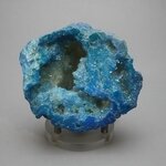 Aqua Aura Quartz Geode ~76x70mm