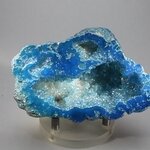 Aqua Aura Quartz Geode ~85x54mm