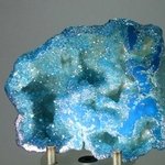 Aqua Aura Quartz Geode ~86mm