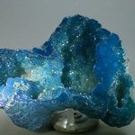 Aqua Aura Quartz Geode ~88mm