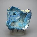 Aqua Aura Quartz Geode ~88x82mm