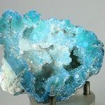 Aqua Aura Quartz Geode ~89mm