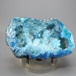 Aqua Aura Quartz Geode ~89x52mm