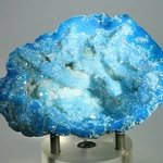 Aqua Aura Quartz Geode ~92mm