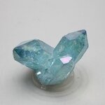 Aqua Aura Quartz Healing Crystal ~39mm