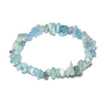 Aquamarine Gemstone Chip Bracelet