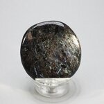 Arfvedsonite Polished Flat Tumblestone ~43mm