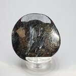 Arfvedsonite Polished Flat Tumblestone ~47mm
