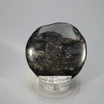 Arfvedsonite Polished Flat Tumblestone ~53mm