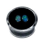 Australian Fire Opal Pair Of Oval Doublets