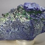 Azurite & Malachite Polished Slice ~110mm