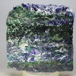 Azurite & Malachite Polished Slice ~75mm