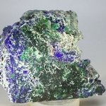 Azurite & Malachite Polished Slice ~80mm