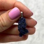 Azurite Healing Crystal Pendant ~27mm
