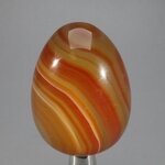 Banded Carnelian Crystal Egg ~48mm