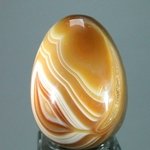 Banded Carnelian Crystal Egg ~48mm