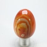 Banded Carnelian Crystal Egg ~48mm