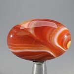Banded Carnelian Massage Stone ~45mm