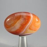 Banded Carnelian Massage Stone ~45mm