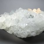 BEAUTIFUL Apophyllite and Stilbite Crystal Cluster ~105x107mm
