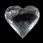 Beautiful Quartz Faceted Polished Heart ~60mm