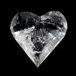 BEAUTIFUL Quartz Faceted Polished Heart ~63mm
