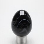 Black Banded Onyx Egg  ~47mm