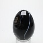 Black Banded Onyx Egg  ~48mm