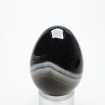 Black Banded Onyx Egg  ~48mm
