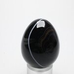 Black Banded Onyx Egg  ~48mm