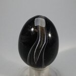 Black Banded Onyx Egg  ~48mm