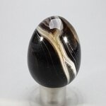 Black Banded Onyx Egg  ~49mm