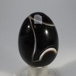 Black Banded Onyx Egg  ~49mm