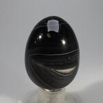 Black Banded Onyx Egg  ~49mm