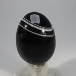 Black Banded Onyx Egg  ~49mm