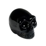 Black Obsidian Crystal Skull ~3cm