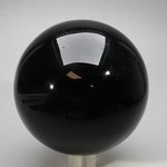 Black Obsidian Crystal Sphere ~87mm