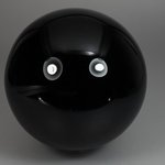 Black Obsidian Crystal Sphere ~90mm