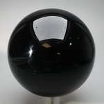 Black Obsidian Crystal Sphere ~90mm
