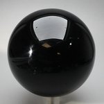 Black Obsidian Crystal Sphere ~90mm