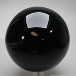 Black Obsidian Crystal Sphere ~92mm